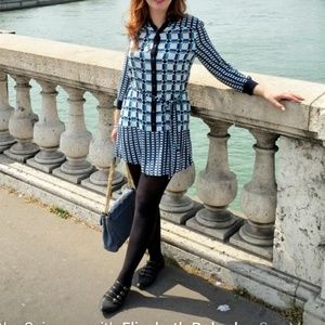 Anthropologie Maeve Mod Plaid Shirt Dress Size 0